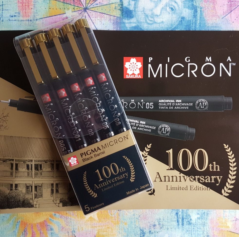 Sakura Pigma Micron 100th Anniversary Set of 10 Black