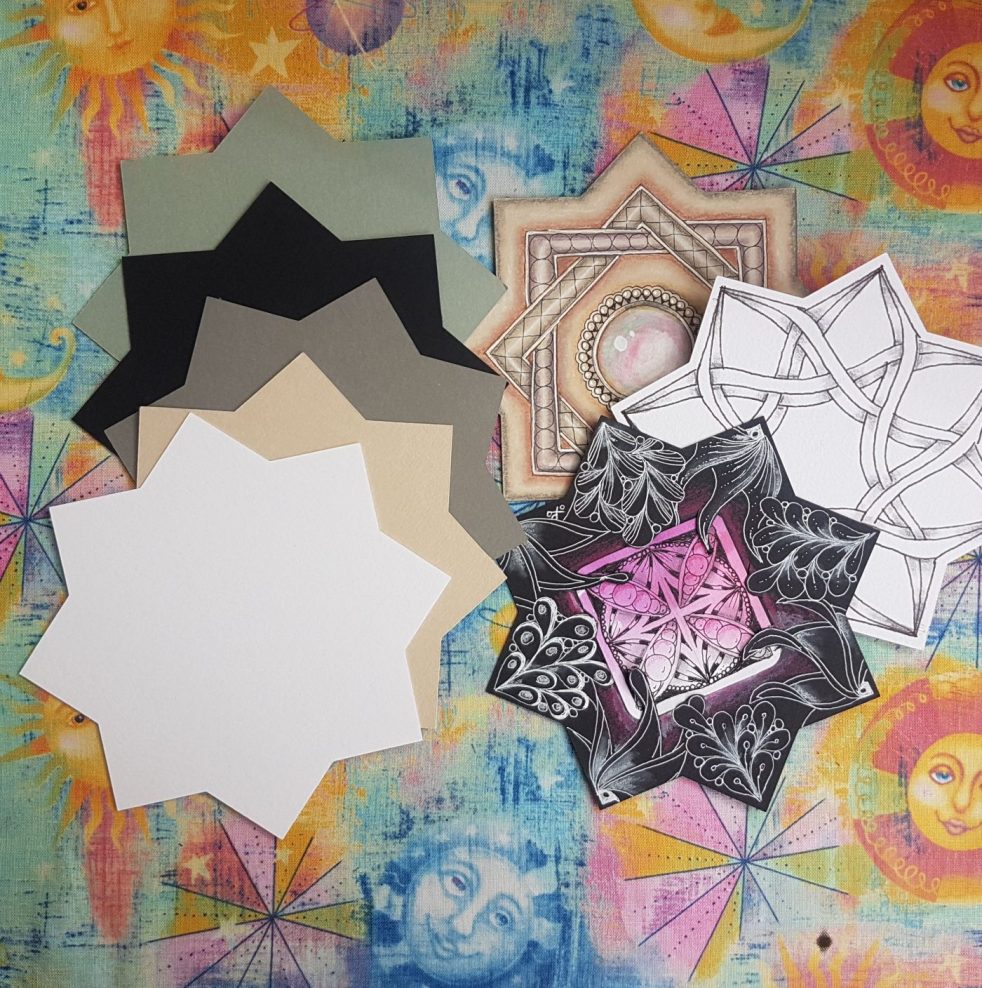 Eight Point Star Tiles – TangleatioNZ